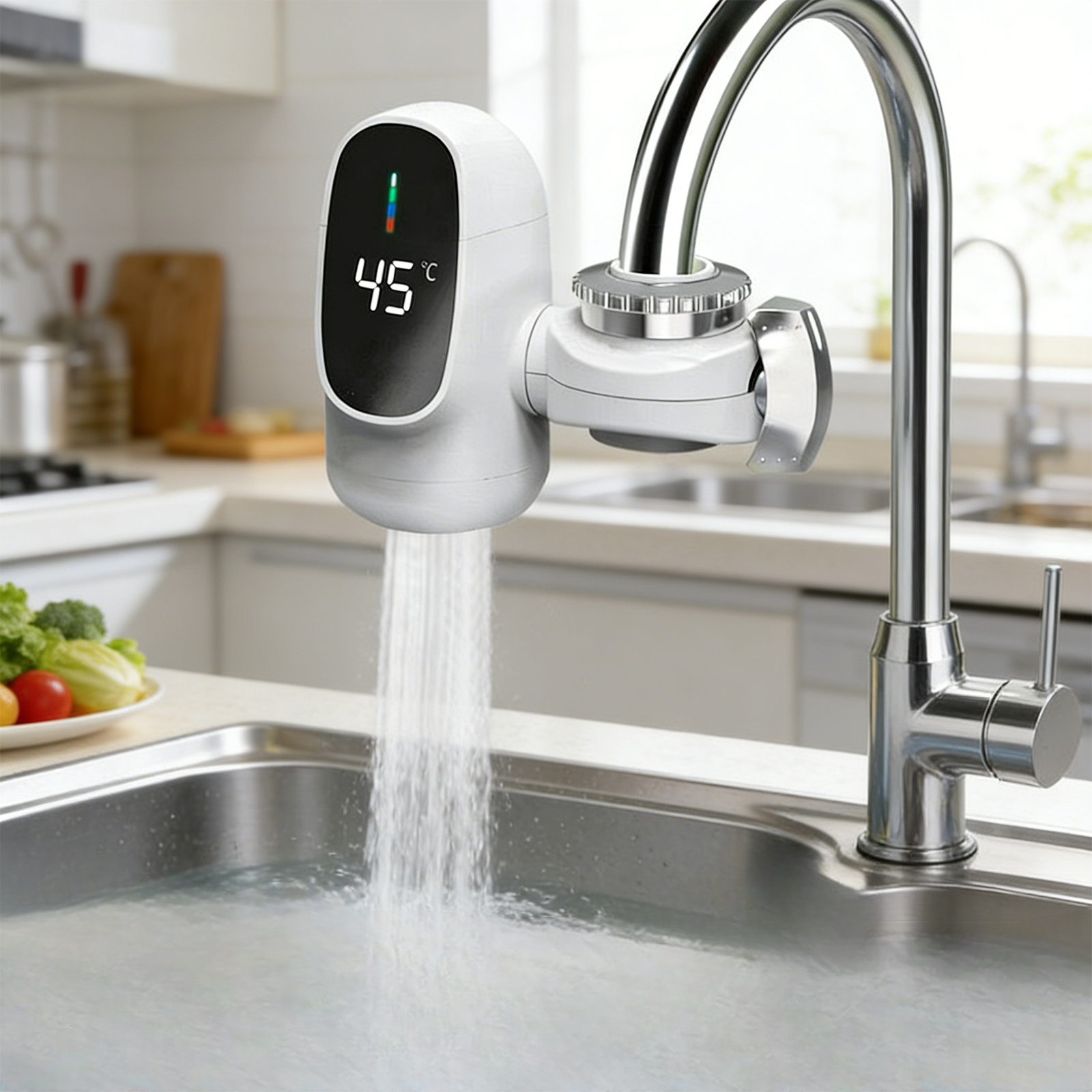 Kitchen Appliances B&Q - 110V Rapid Heating Tap with Digital