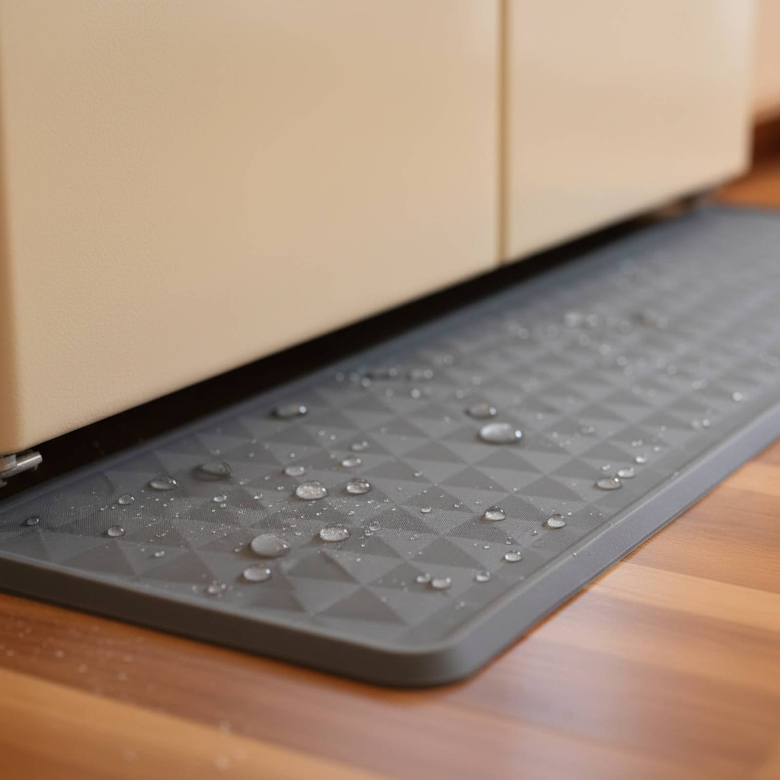 Kitchen Appliances In - Silicone Refrigerator Mat Spill-Resistant Refrigerator Floor