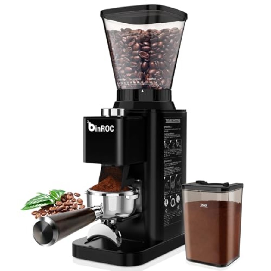 Coffee Grinder Burr - Electric Conical Burr Coffee Grinder with