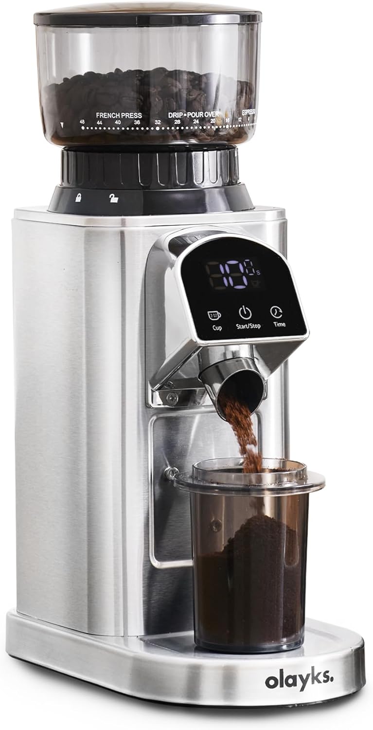Coffee Grinder Burr - olayks Conical Burr Coffee Grinder Electric