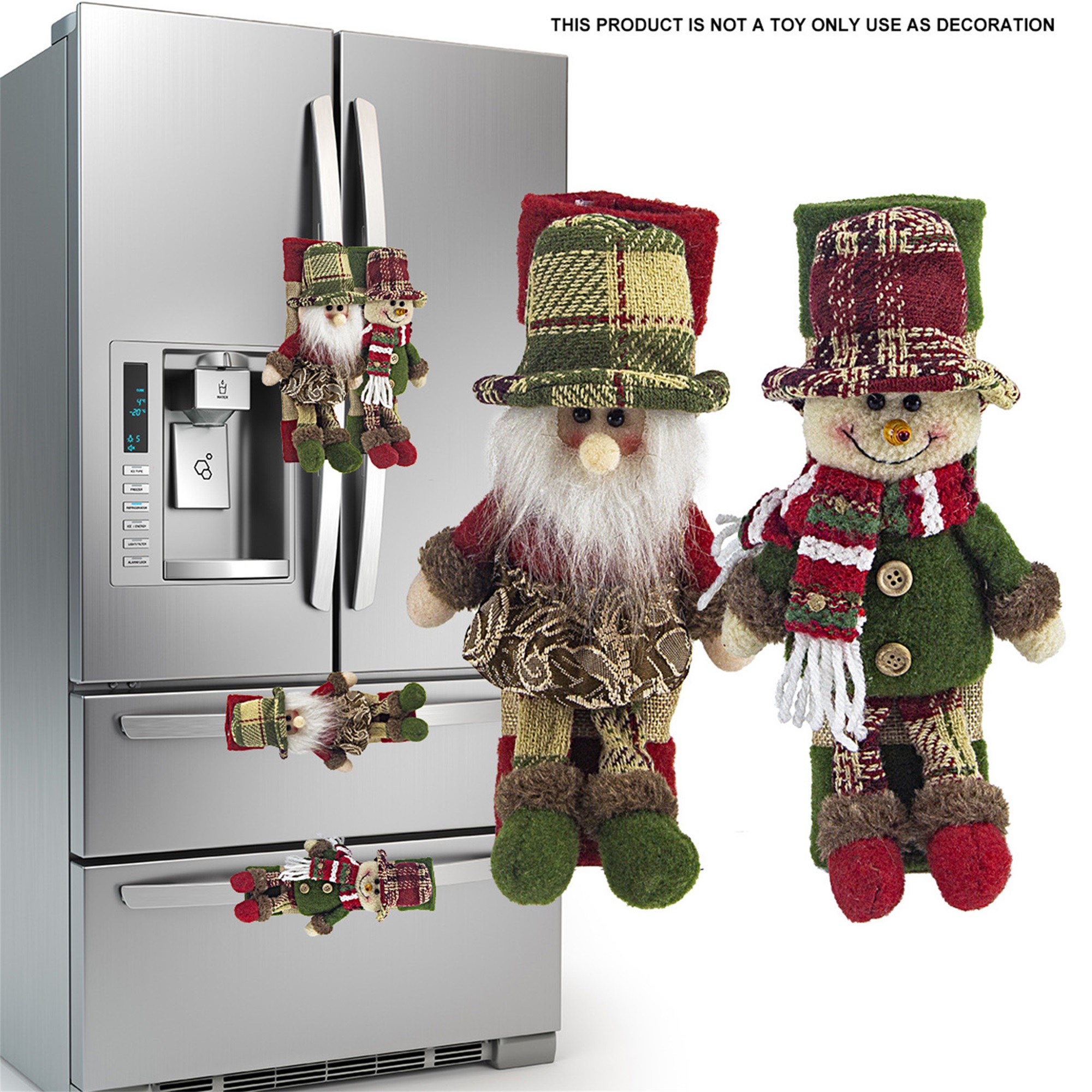 Christmas Refrigerator Door Ha – Kitchen Appliances For.Xmas recenzja i cena