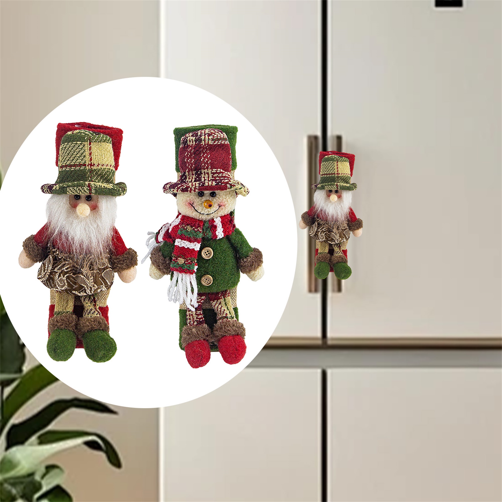 Christmas Refrigerator Door Ha – Kitchen Appliances For.Xmas recenzja i cena