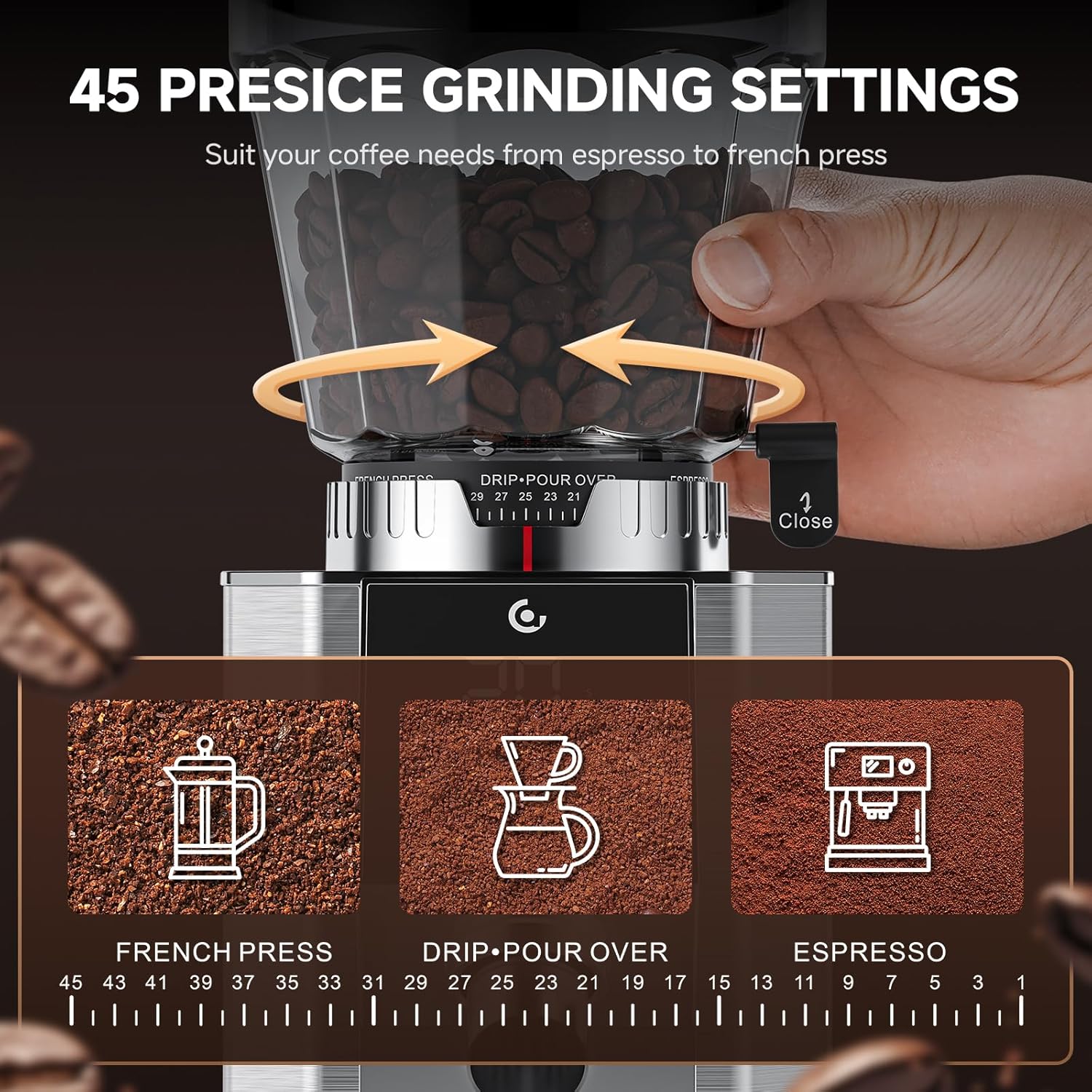 Conical Burr Coffee Grinder Es – Coffee Grinder Burr recenzja i cena