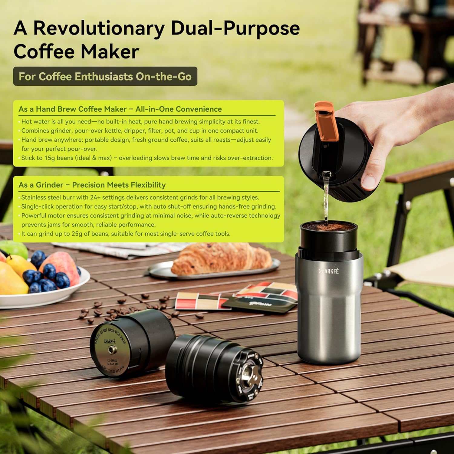 Electric Conical Burr Grinder  – Coffee Grinder Burr recenzja i cena
