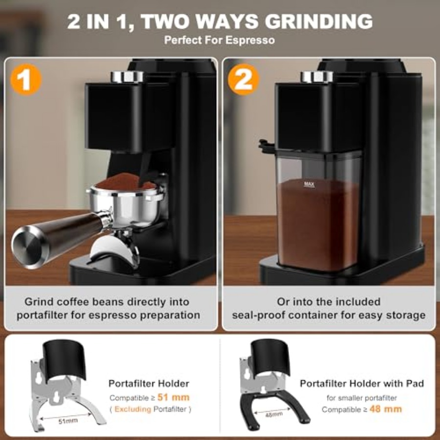 Electric Conical Burr Coffee G – Coffee Grinder Burr recenzja i cena