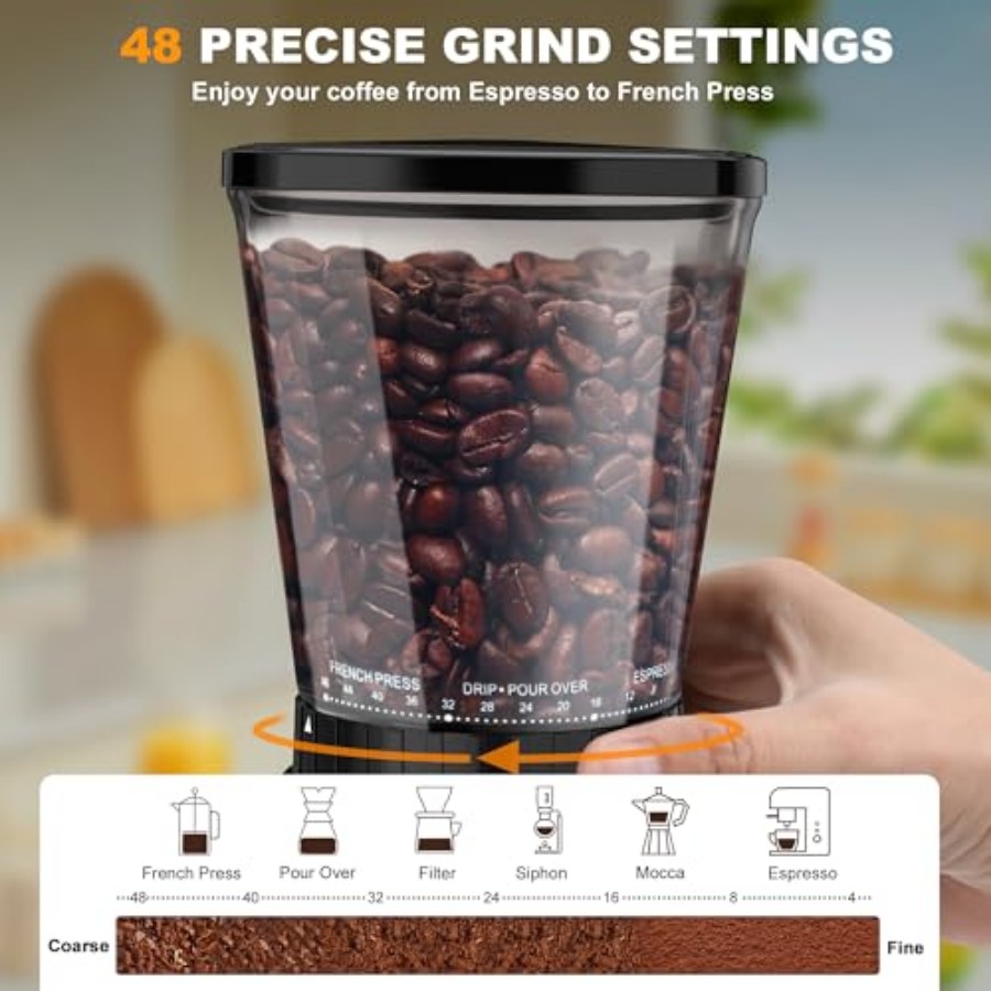 Electric Conical Burr Coffee G – Coffee Grinder Burr recenzja i cena