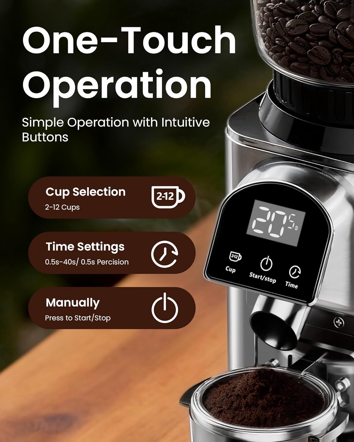 olayks Conical Burr Coffee Gri – Coffee Grinder Burr recenzja i cena
