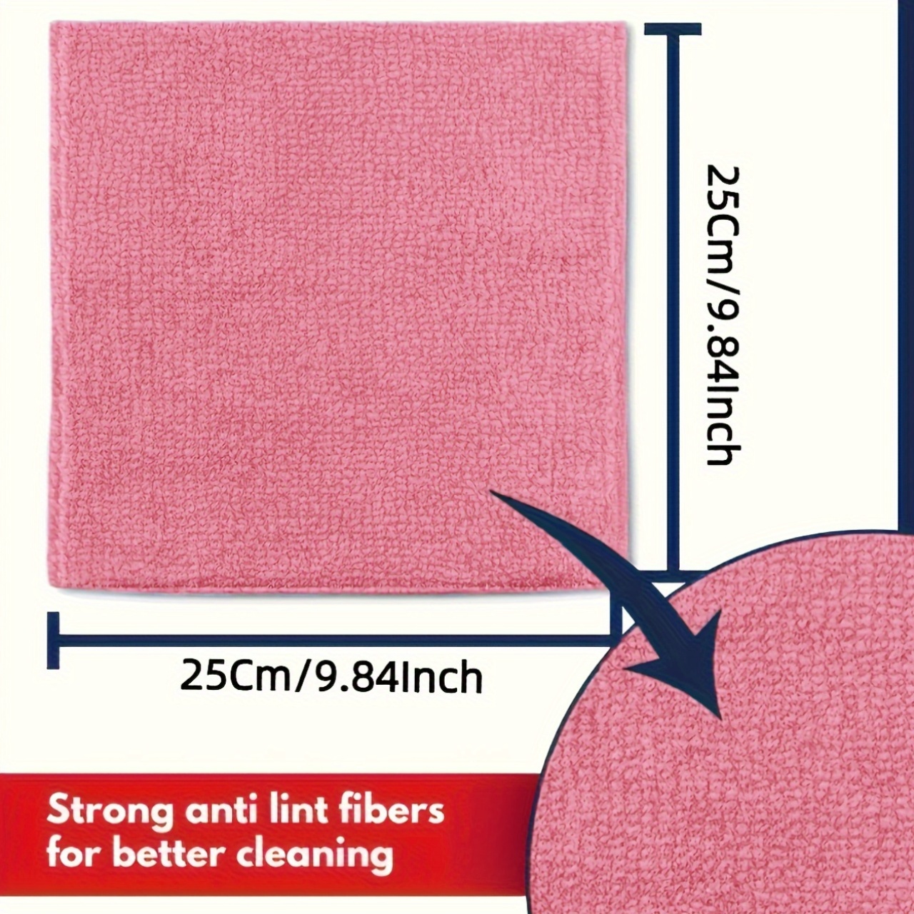 1-50Pcs Light Pink Microfiber  – Kitchen Appliances In recenzja i cena