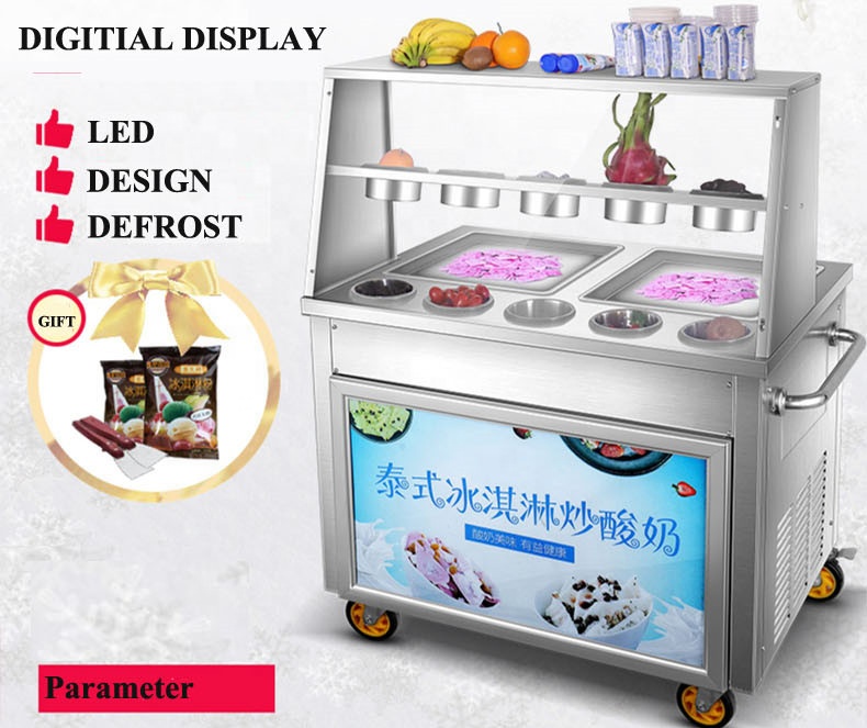 Frying Ice Machine Commercial  – Yogurt Maker Electric recenzja i cena