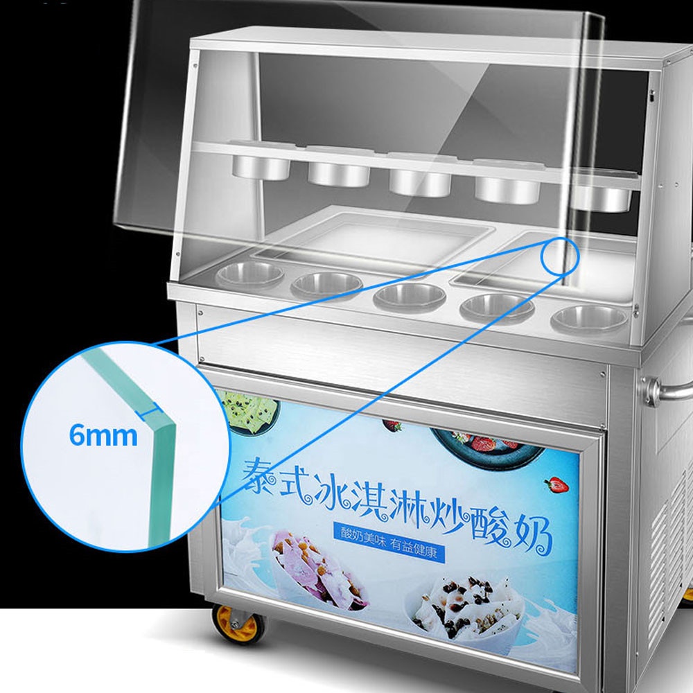 Frying Ice Machine Commercial  – Yogurt Maker Electric recenzja i cena