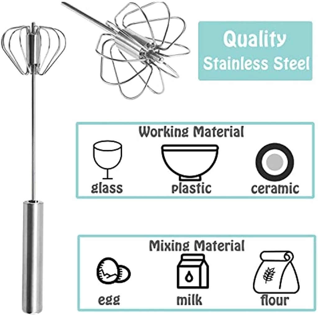 1/3pcs Stainless Steel Egg Bea – Kitchen Appliances B&Q recenzja i cena