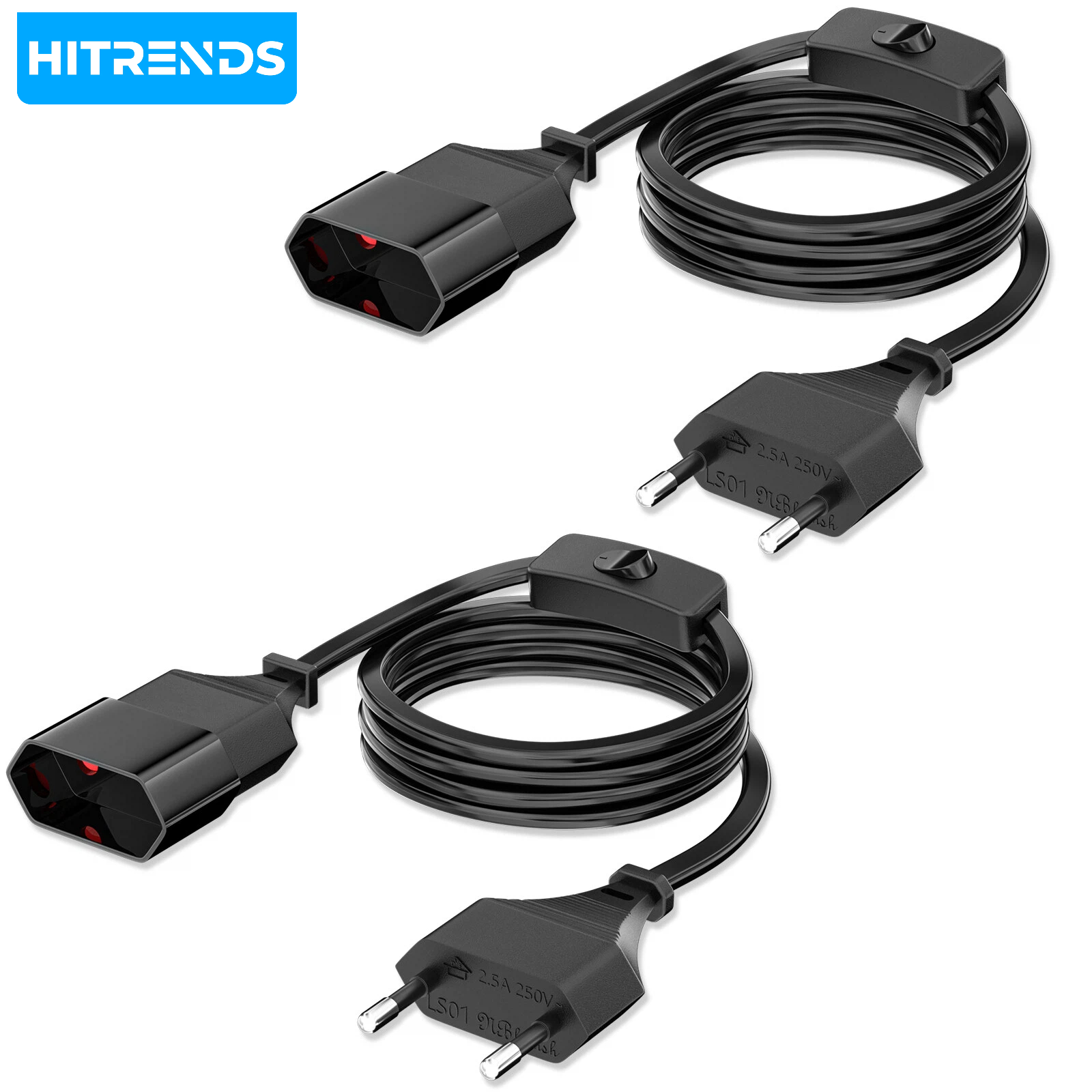 2.5A 250V European standard ex – Kitchen Appliances Extension Cord recenzja i cena