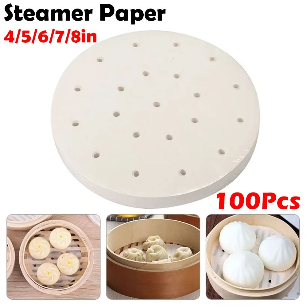 100Pcs Steamed Paper Steamed B – Kitchen Appliances Restaurant recenzja i cena