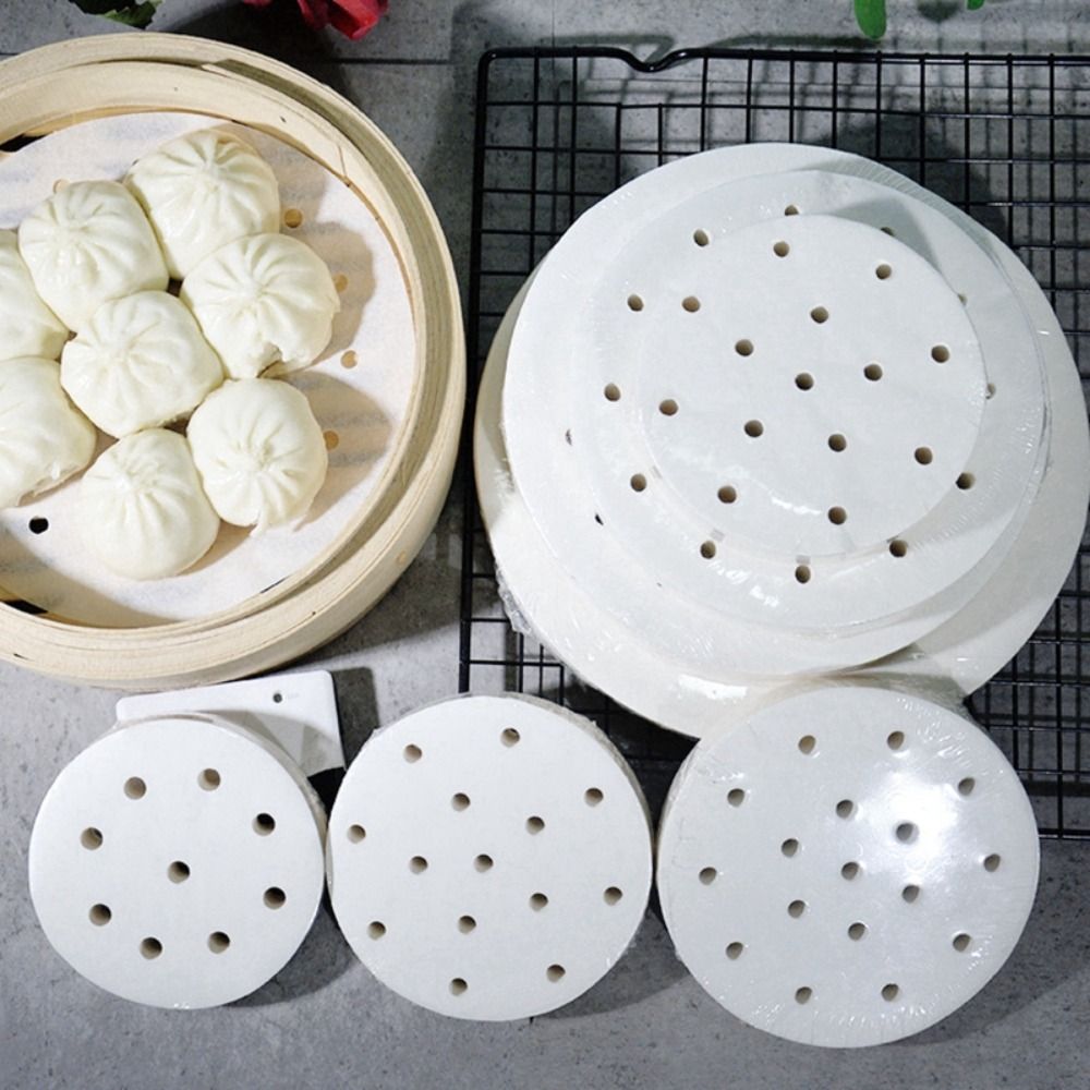 100Pcs Steamed Paper Steamed B – Kitchen Appliances Restaurant recenzja i cena
