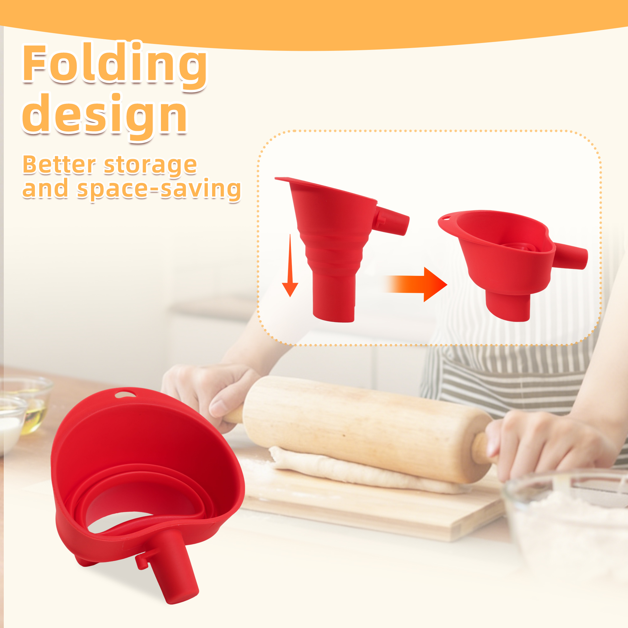 1/3pcs mix Silicone Flour Funn – Kitchen Appliances B&Q recenzja i cena